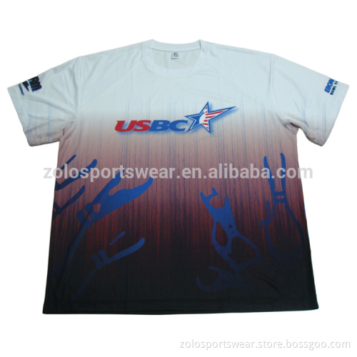 Custom Made Sublimated Men's Bowling Jerseys
